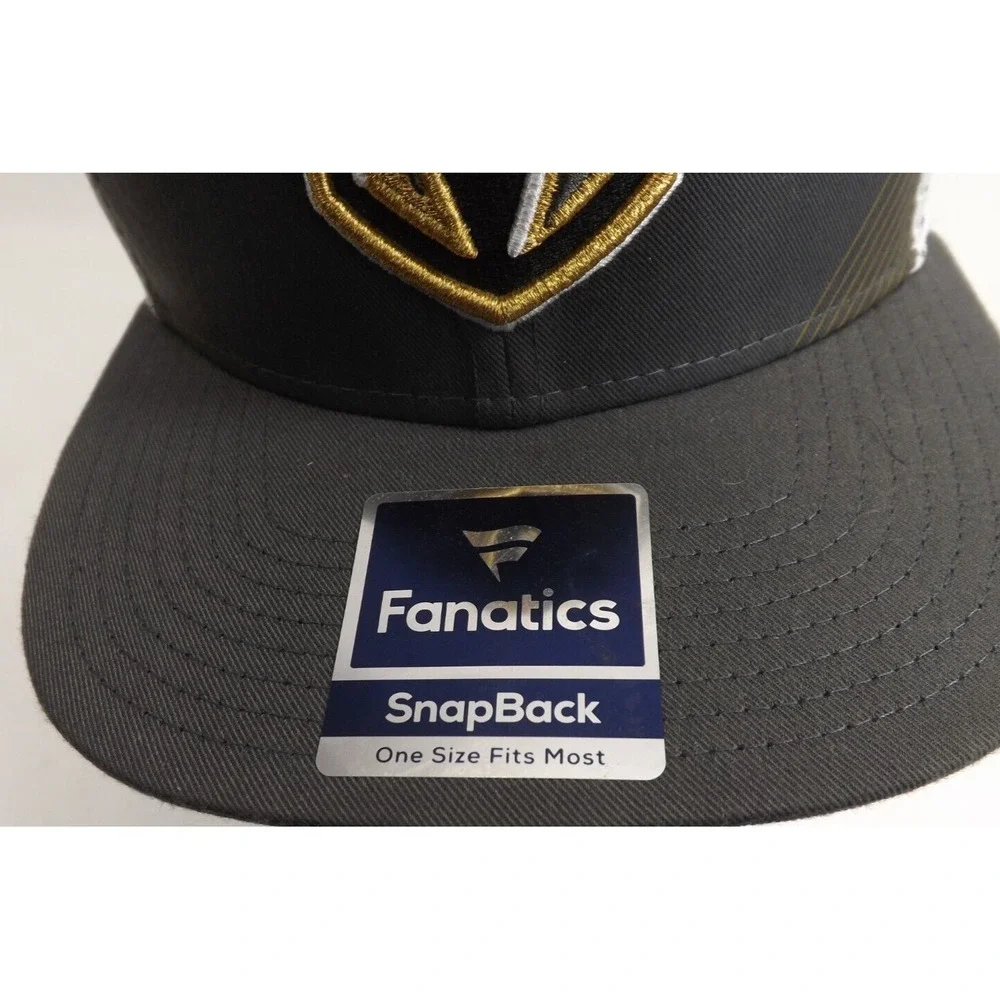 Vegas 🏒 Golden Knights Fanatics Authentic Pro A-Frame Rink Adjustable mesh Hat